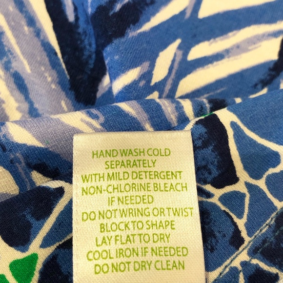 NWT Lilly Pulitzer Style Name: Lowe Dress Colour: Lapis Blue Size: Large - Picture 13 of 14